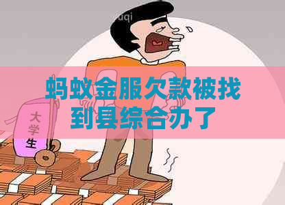 蚂蚁金服欠款被找到县综合办了