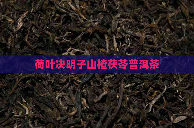 荷叶决明子山楂茯苓普洱茶