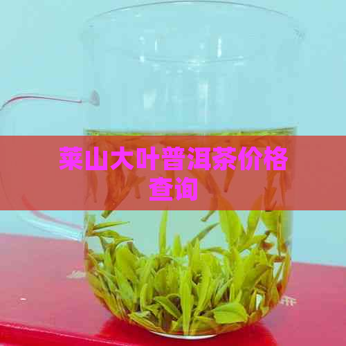 莱山大叶普洱茶价格查询