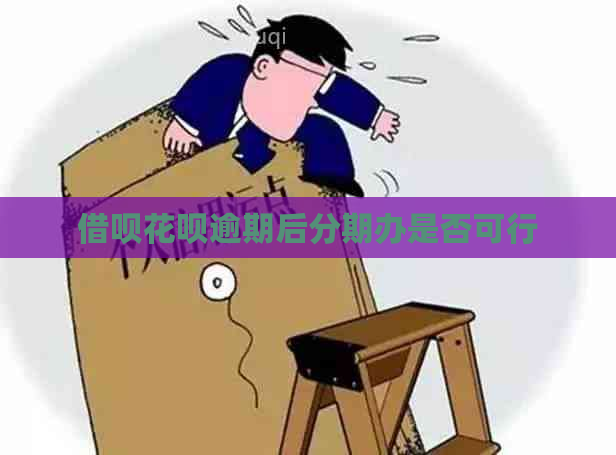 借呗花呗逾期后分期办是否可行