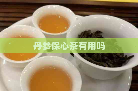 丹参保心茶有用吗