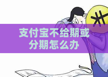 支付宝不给期或分期怎么办