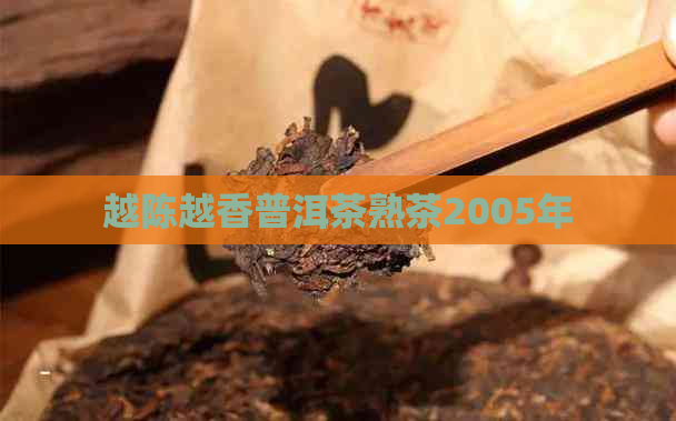 越陈越香普洱茶熟茶2005年