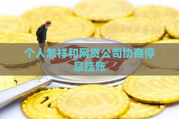 个人怎样和网贷公司协商停息挂账