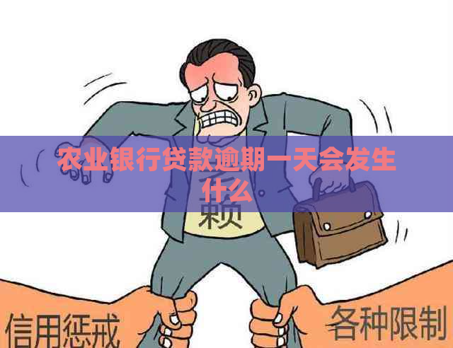 农业银行贷款逾期一天会发生什么