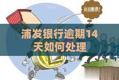 浦发银行逾期14天如何处理