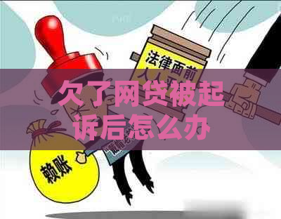 欠了网贷被起诉后怎么办