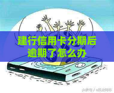 建行信用卡分期后逾期了怎么办