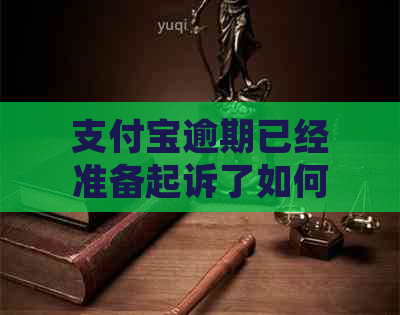 支付宝逾期已经准备起诉了如何应对