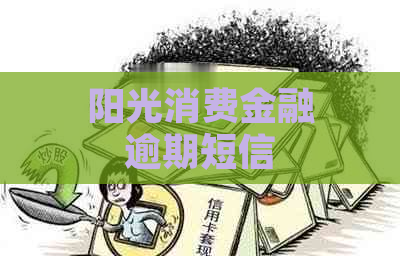 阳光消费金融逾期短信