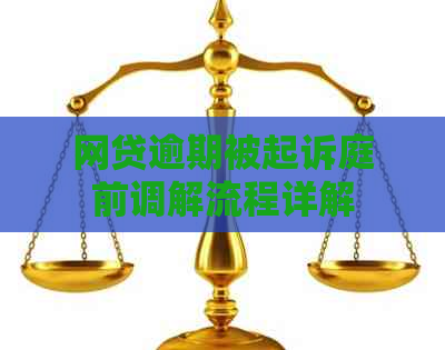 网贷逾期被起诉庭前调解流程详解