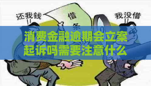 消费金融逾期会立案起诉吗需要注意什么