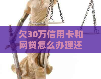 欠30万信用卡和网贷怎么办理还款