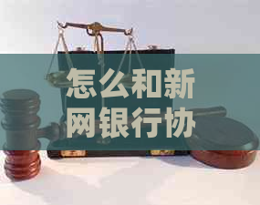 怎么和新网银行协商还款