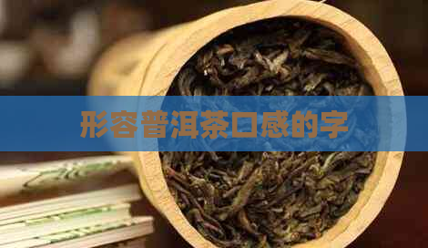 形容普洱茶口感的字