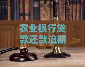 农业银行贷款还款逾期后果严重吗