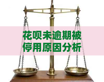 花呗未逾期被停用原因分析