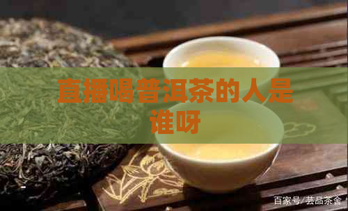 直播喝普洱茶的人是谁呀