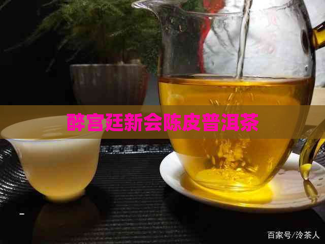 醉宫廷新会陈皮普洱茶