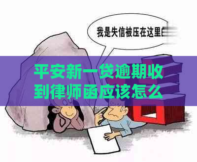 平安新一贷逾期收到律师函应该怎么处理