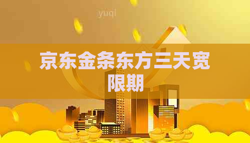 京东金条东方三天宽限期