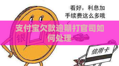 支付宝欠款逾期打官司如何处理