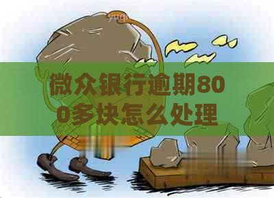 微众银行逾期800多块怎么处理