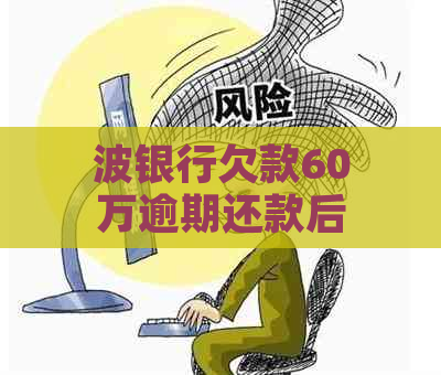 波银行欠款60万逾期还款后果严重吗