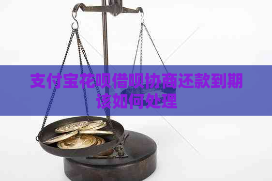 支付宝花呗借呗协商还款到期该如何处理