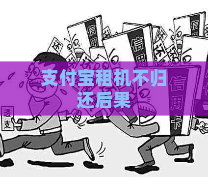 支付宝租机不归还后果