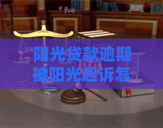 阳光贷款逾期被阳光起诉怎么应对