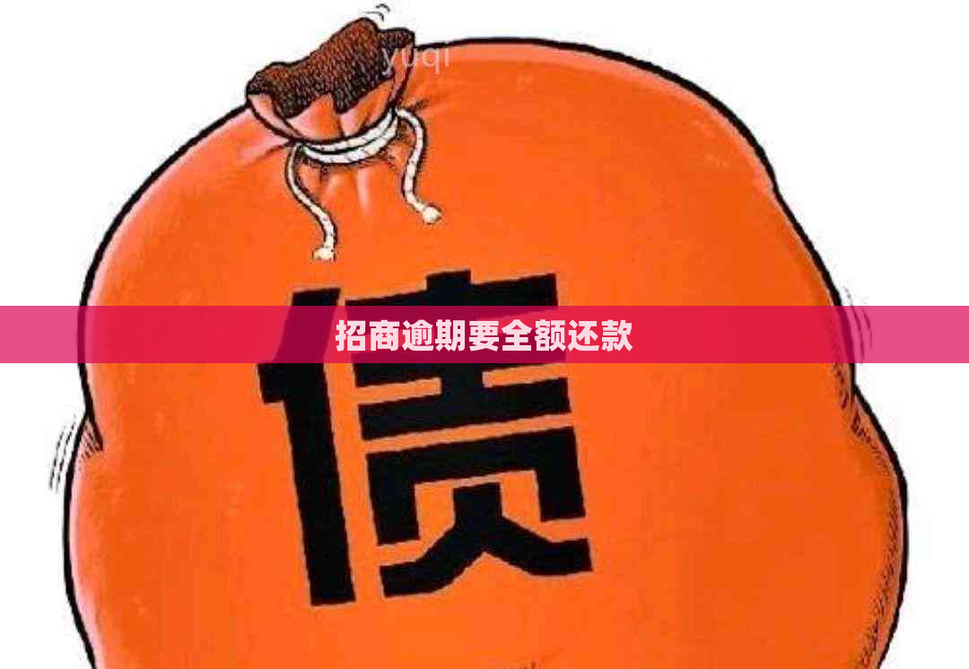 招商逾期要全额还款