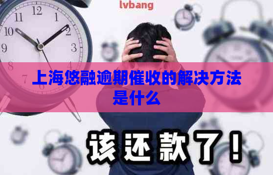 上海悠融逾期的解决方法是什么