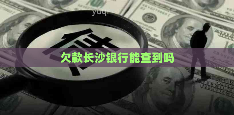 欠款长沙银行能查到吗