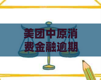 美团中原消费金融逾期起诉应该怎么处理