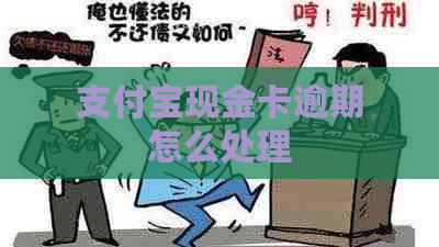 支付宝现金卡逾期怎么处理