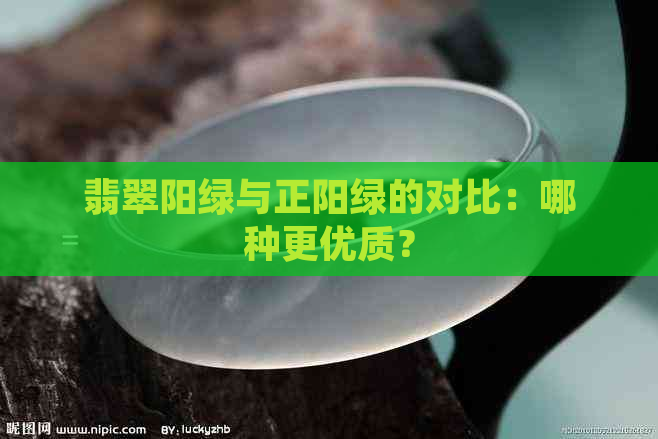 翡翠阳绿与正阳绿的对比：哪种更优质？