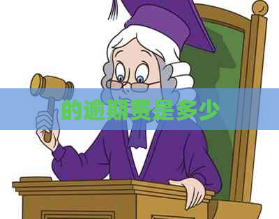 的逾期费是多少