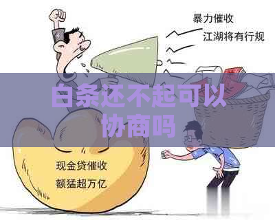 白条还不起可以协商吗