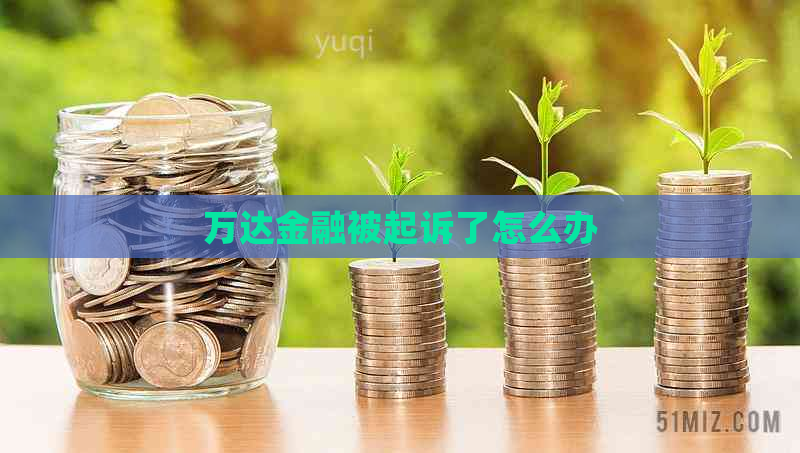 万达金融被起诉了怎么办