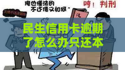 民生信用卡逾期了怎么办只还本金的处理方法