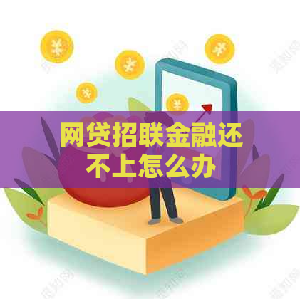 网贷招联金融还不上怎么办