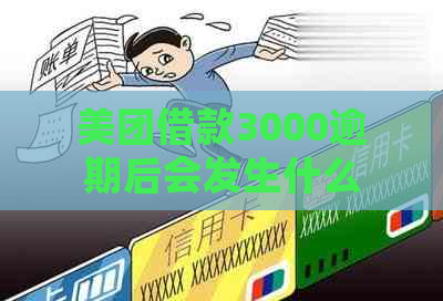 美团借款3000逾期后会发生什么