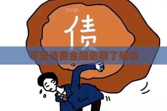 平安消费金融逾期了短信