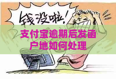 支付宝逾期后发函户地如何处理