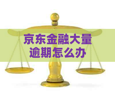 京东金融大量逾期怎么办