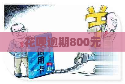 花呗逾期800元