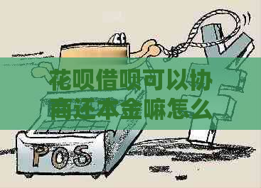 花呗借呗可以协商还本金嘛怎么操作