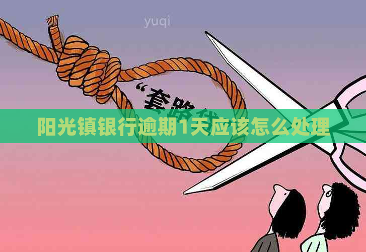 阳光镇银行逾期1天应该怎么处理