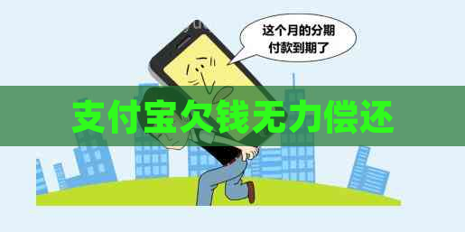 支付宝欠钱无力偿还